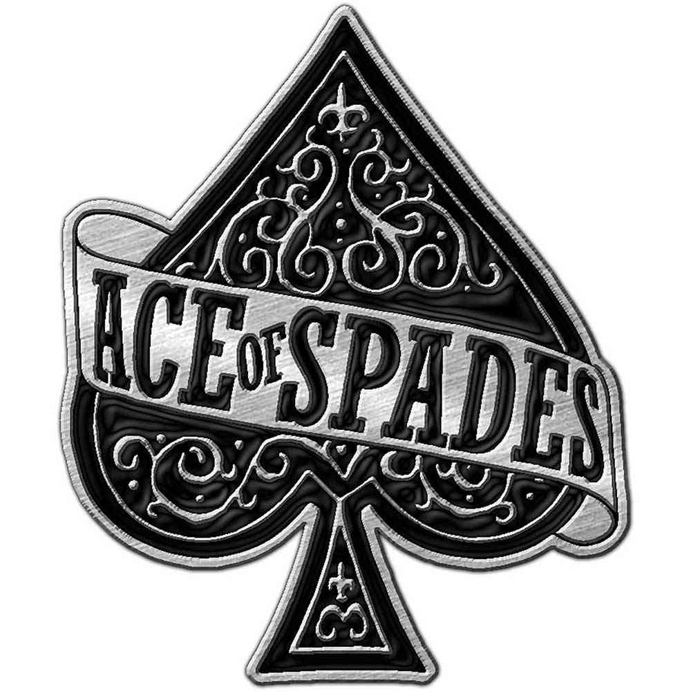 Motorhead - Ace Of Spades Pin - Black/Silver coloured
